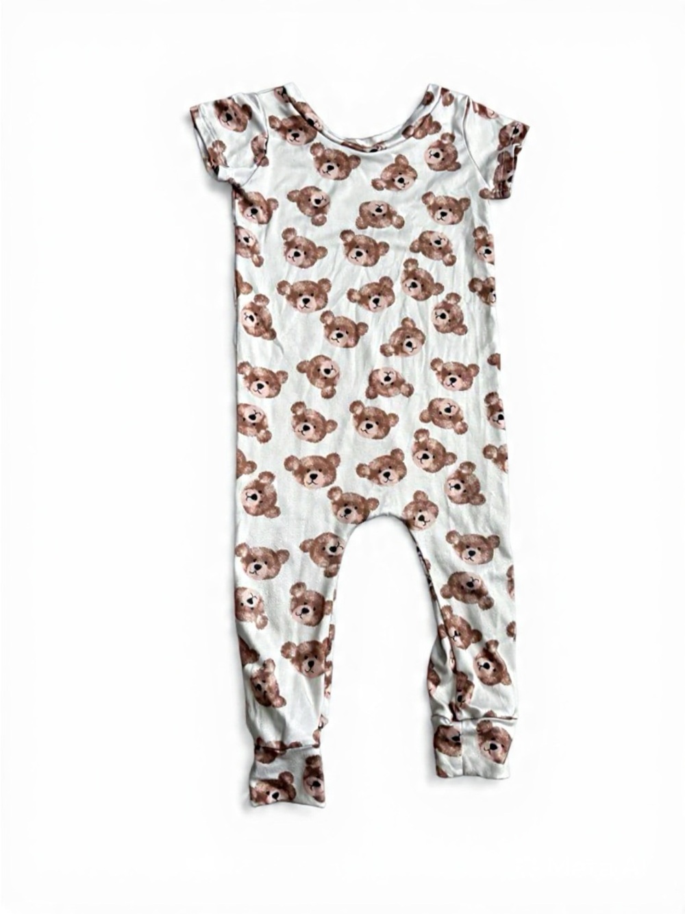 Twin Teddy Bear Romper & Plush Backpack - Picture 2 of 4